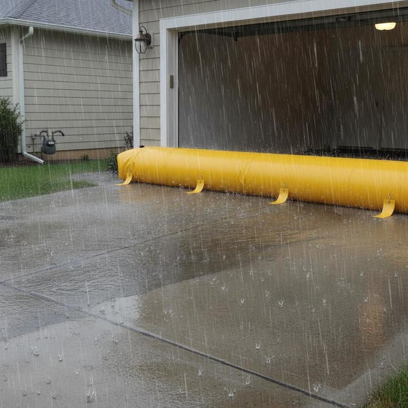 Heavy Equipment Garage - Flood Barrier 24 ft x 12