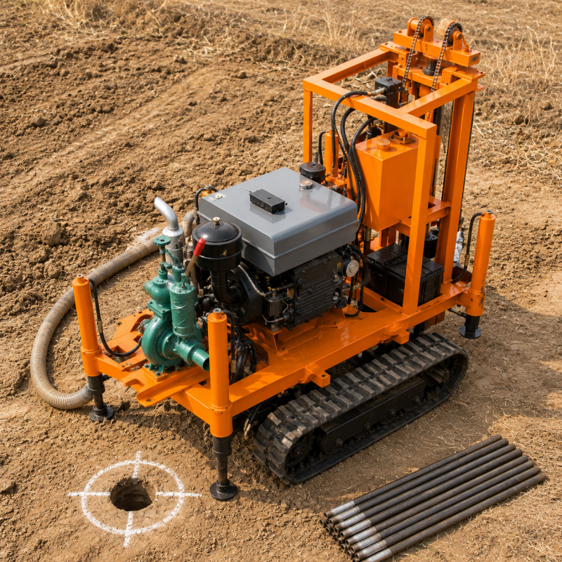 Heavy Equipment Drilling Rig - Deep Hydraulic Water Well Drilling Rig