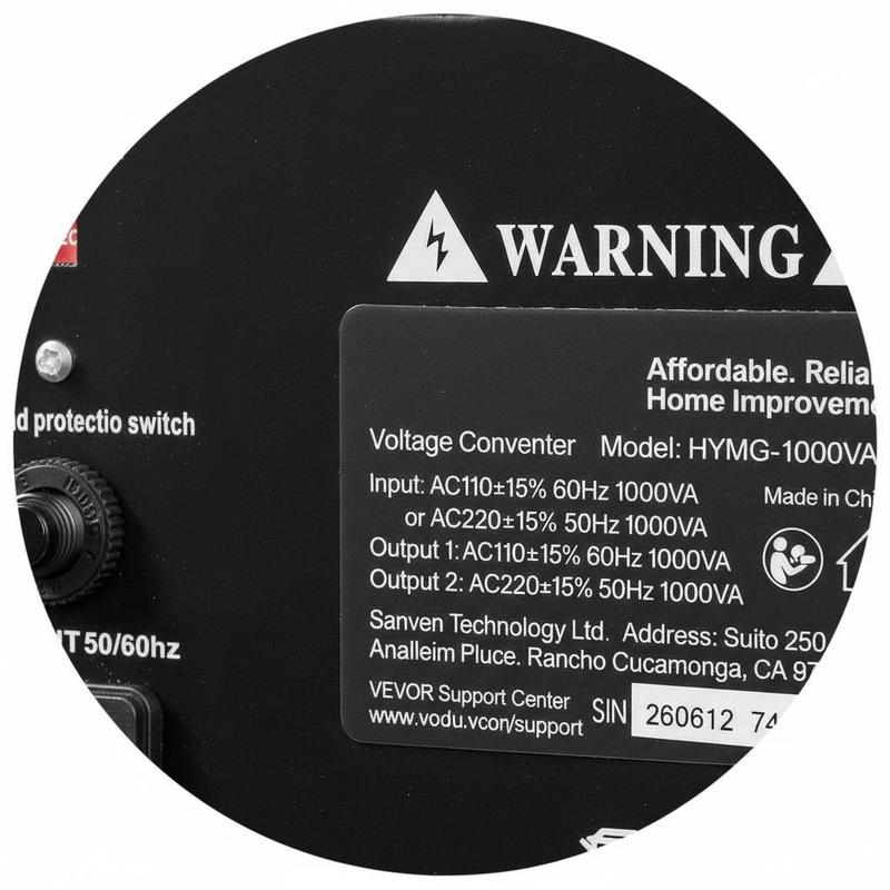 Power Voltage Changer 1000VA F - Heavy Equipment In Kitchen review and price