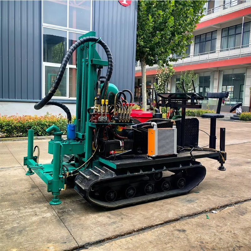 Compact Crawler Borehole Drill - Heavy Equipment Drilling Rig review and price