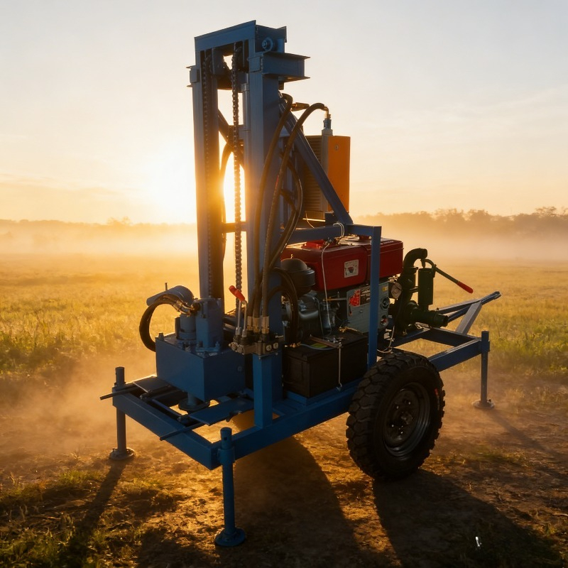 Industrial Grade Small Blue Di - Heavy Equipment Drilling Rig review and price