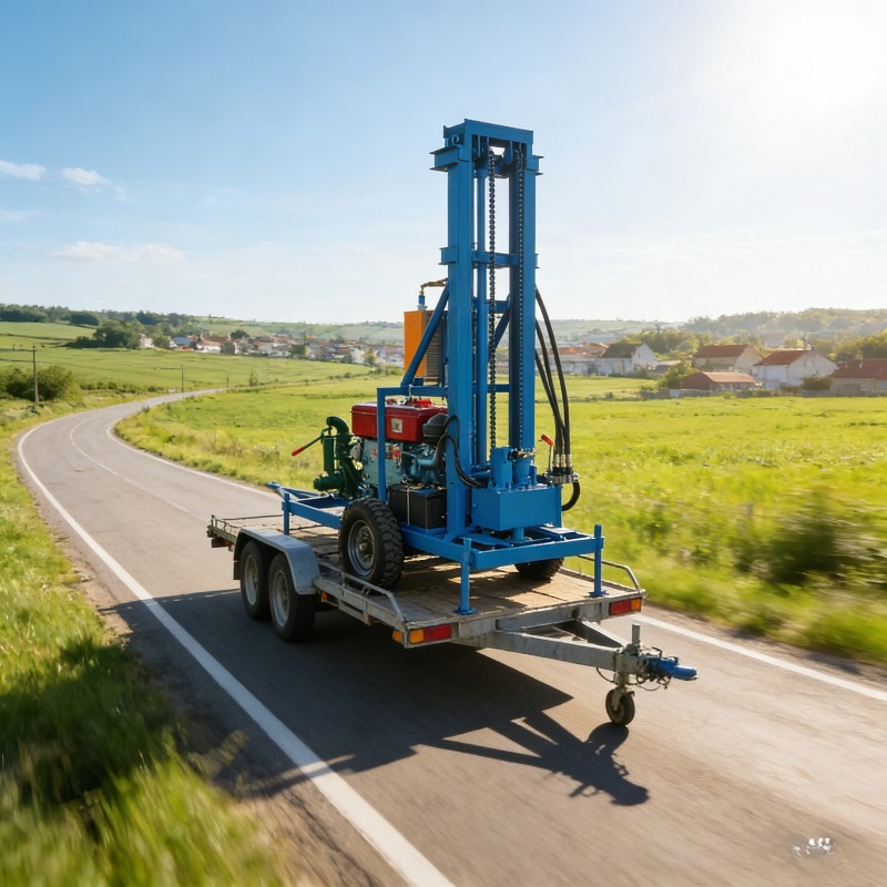 Industrial Grade Small Blue Di - Heavy Equipment Drilling Rig review and price
