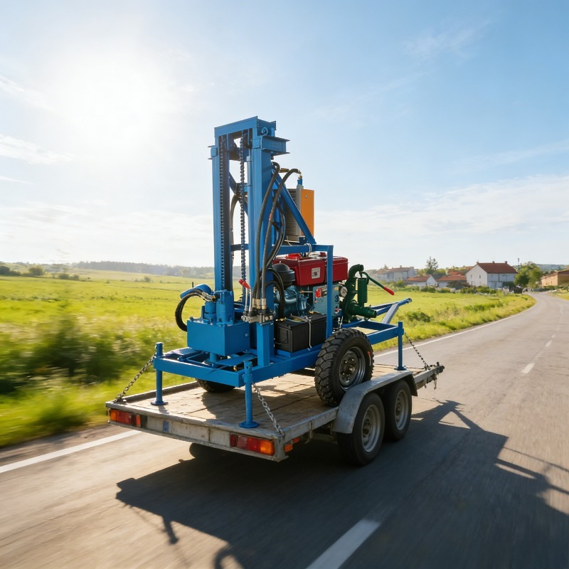 Industrial Grade Small Blue Di - Heavy Equipment Drilling Rig review and price