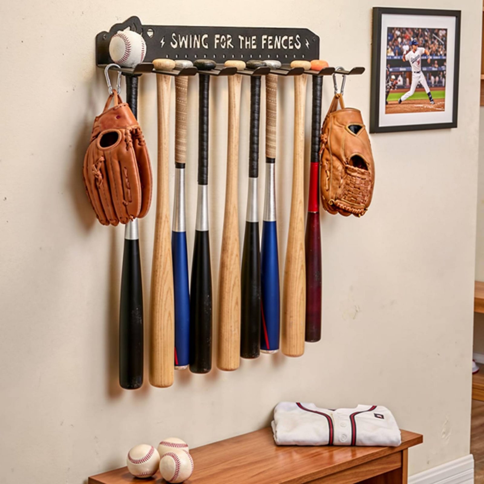 8 Hook Sports Equipment Rack H - Heavy Equipment Garage review and price
