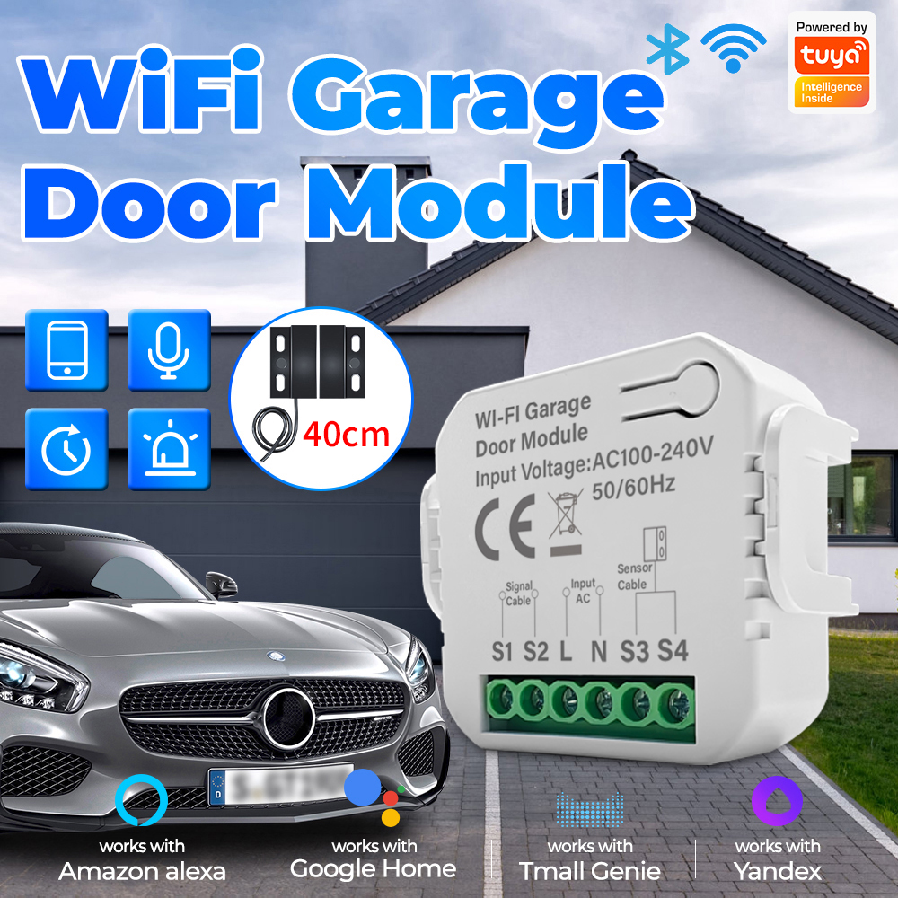 Smart Tuya WiFi Garage Door Sw - Heavy Equipment Garage review and price