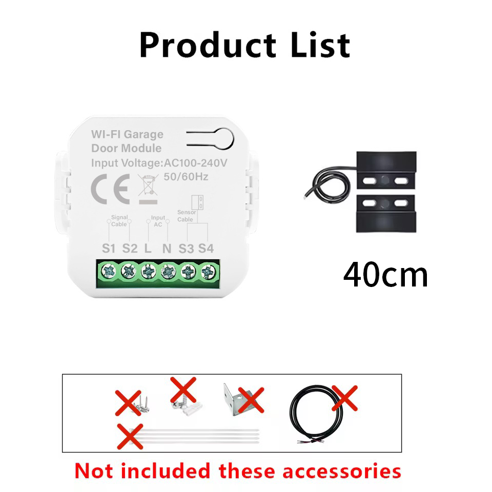 Smart Tuya WiFi Garage Door Sw - Heavy Equipment Garage review and price