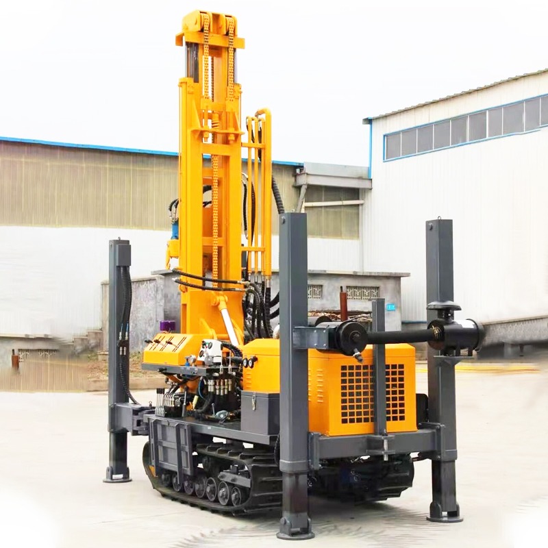 Heavy Duty Crawler Water Well  - Heavy Equipment Drilling Rig review and price