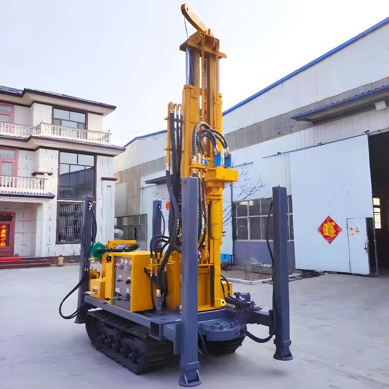 Heavy Duty Crawler Water Well  - Heavy Equipment Drilling Rig review and price