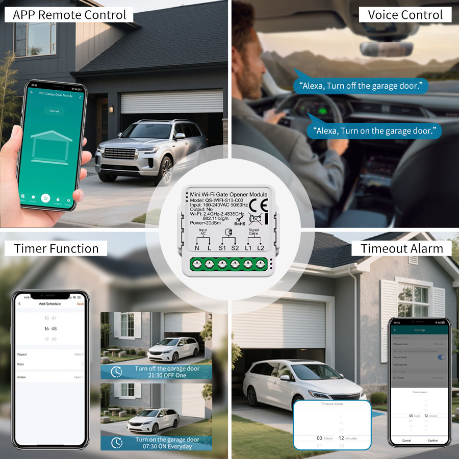 Tuya Smart WiFi or Zigbee Gara - Heavy Equipment Garage review and price