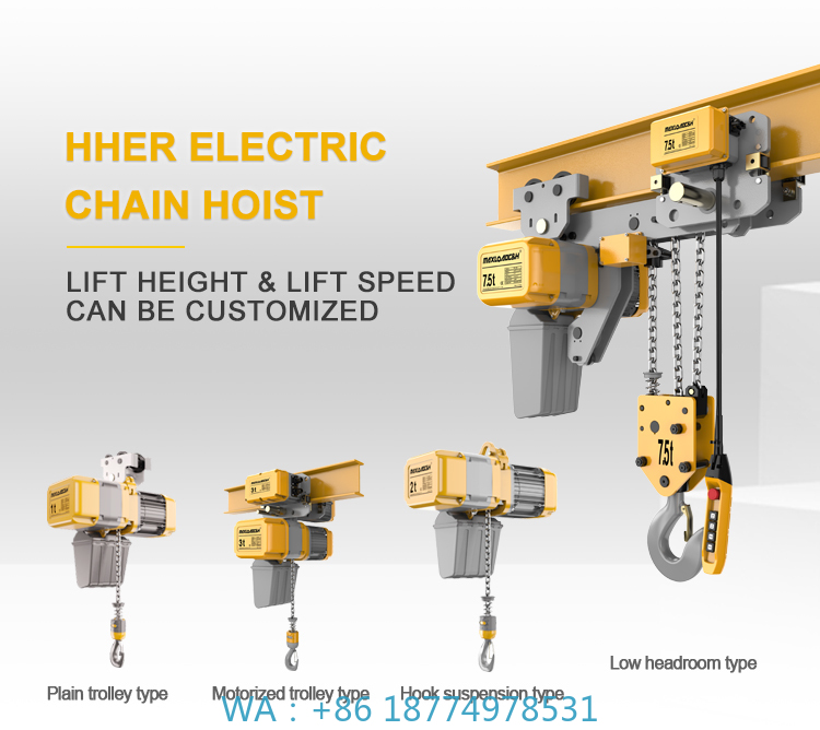 Popular High Quality Low Headr - Electric Chain Hoist review and price