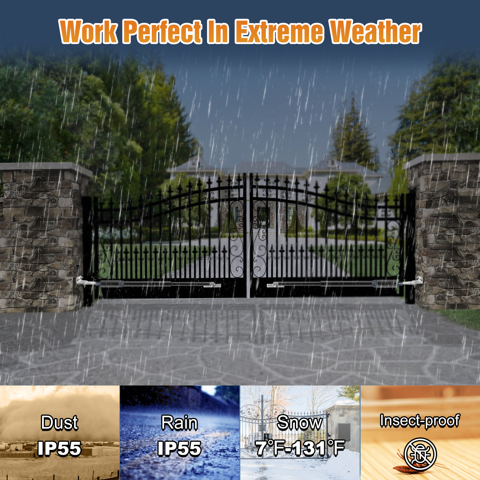 Electric Swing Gate Opener Arm - Heavy Equipment Garage review and price