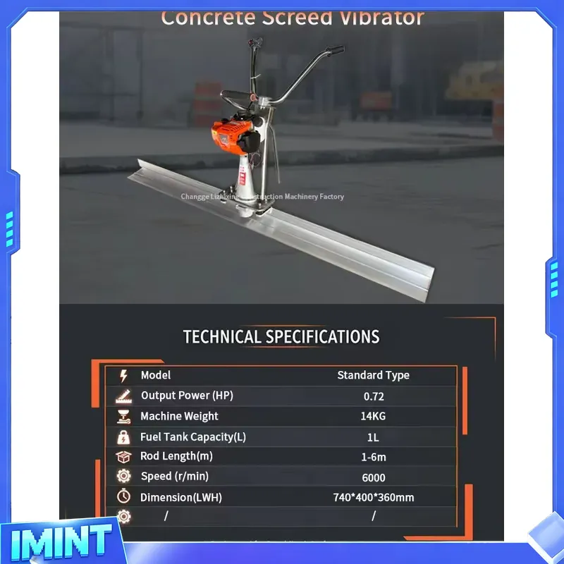Hot Sale Factory Direct Sale E - Concrete Screed Vibrator review and price