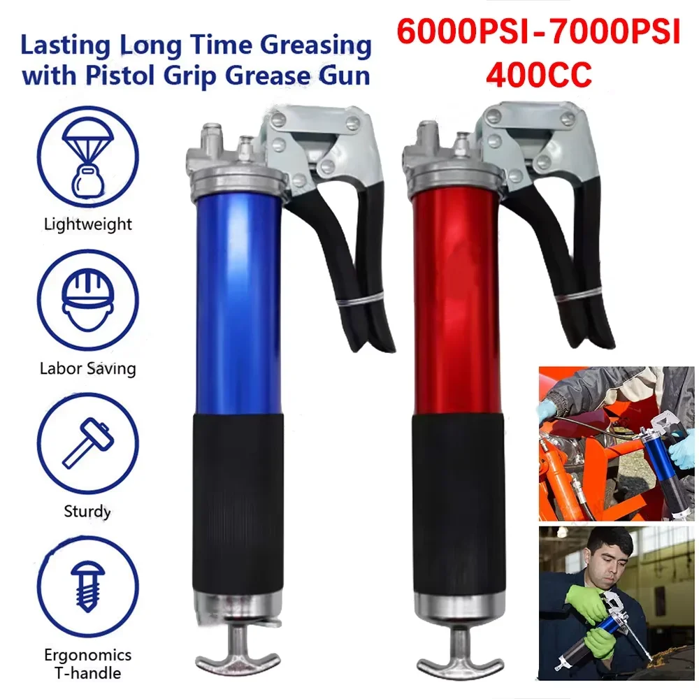 7000PSI Oil Grease Gun Kit Man - Grease For Heavy Equipment review and price