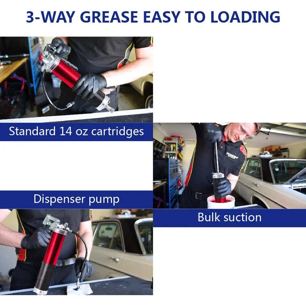 7000PSI Oil Grease Gun Kit Man - Grease For Heavy Equipment review and price