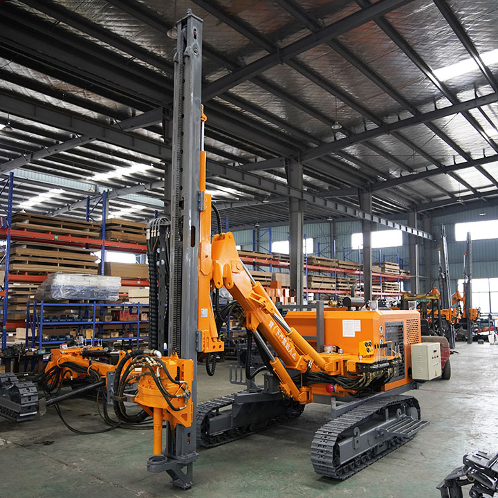 Heavy Duty Hydraulic Crawler D - Heavy Equipment Drilling Rig review and price