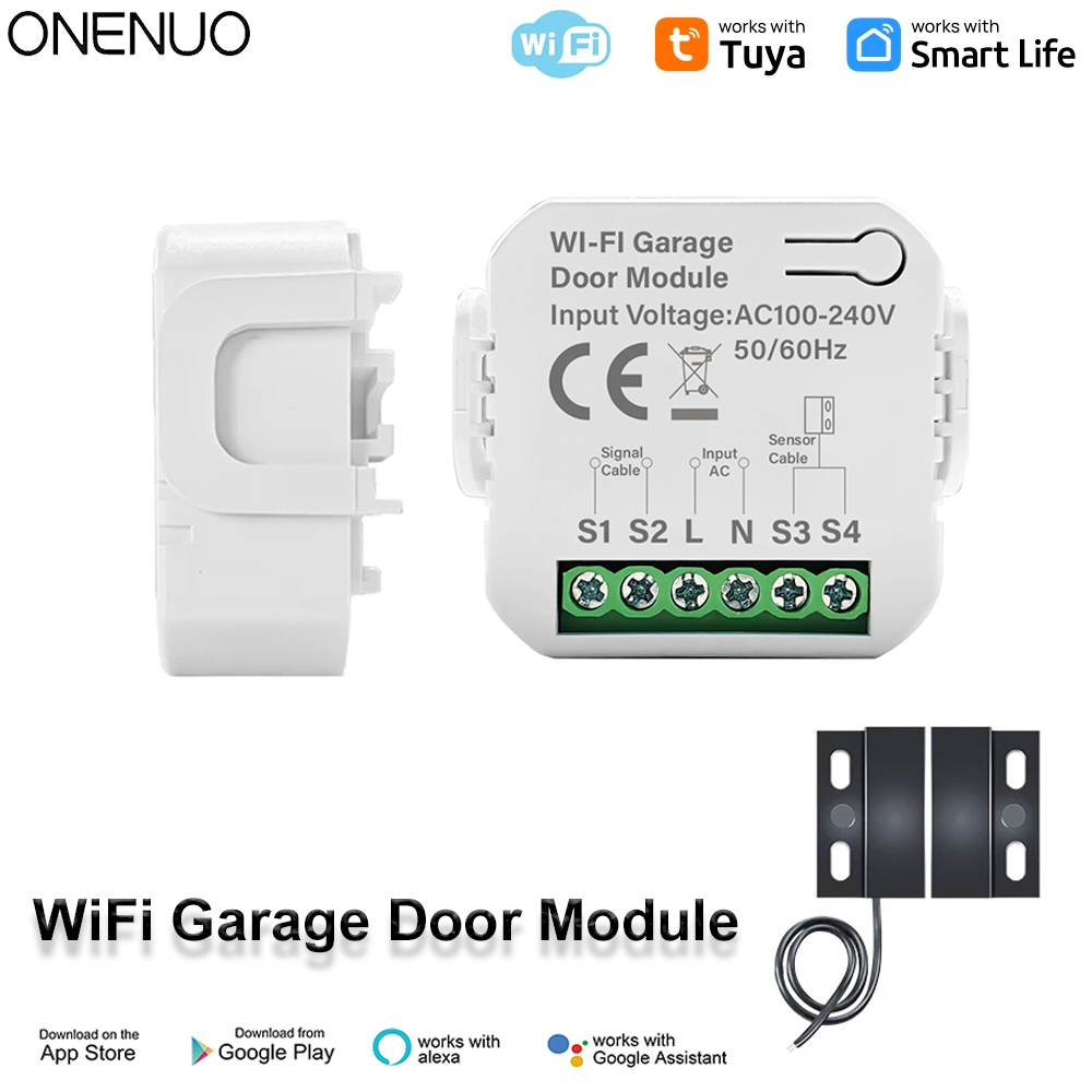 Smart Tuya WiFi Garage Door Sw - Heavy Equipment Garage review and price