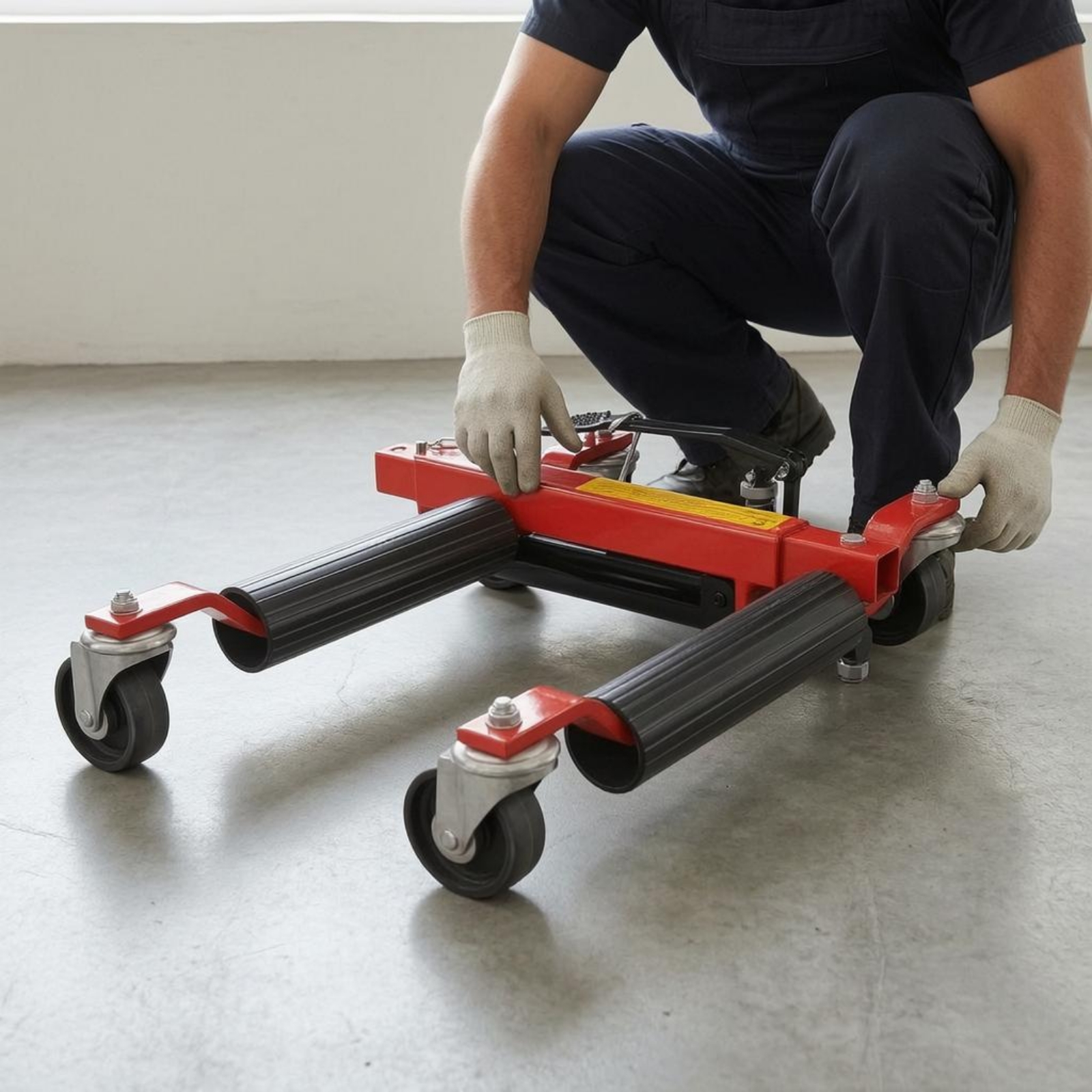 Hydraulic Vehicle Mover Caster - Heavy Equipment Garage review and price