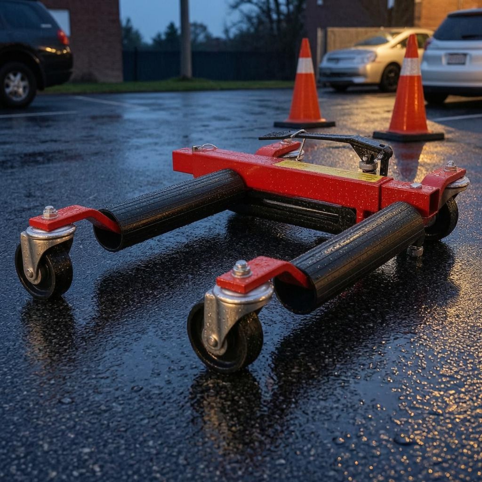 Hydraulic Vehicle Mover Caster - Heavy Equipment Garage review and price