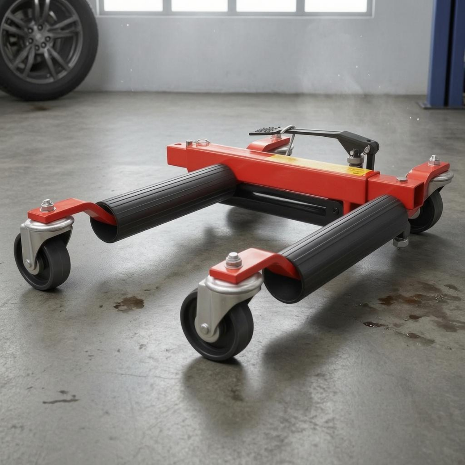 Hydraulic Vehicle Mover Caster - Heavy Equipment Garage review and price